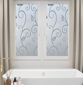 Removable Foil / Privacy Foil for Windows / Doors / Shower Doors Etc - ideal for indoor & outdoor use