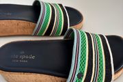 Kate Spade flatform sliders