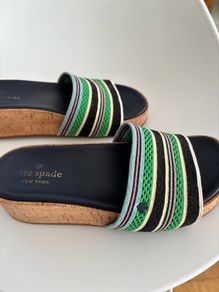 Kate Spade flatform sliders