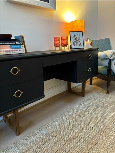 Vintage Black Sideboard
