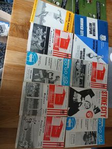 football programme  lot English teams