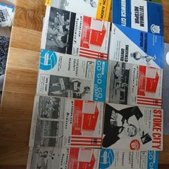 football programme  lot English teams