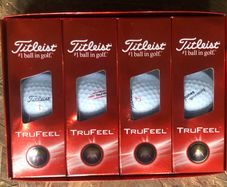 12 new Titleist Trufeel golf balls
