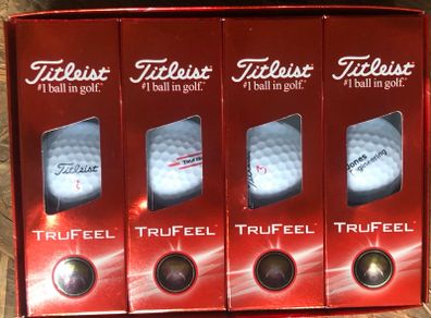 12 new Titleist Trufeel golf balls