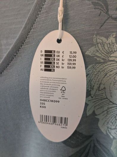 EDC dressy top XL new with tags