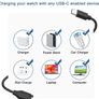 1M USB C Charger Cable for Garmin Fenix 7 7S 7X 6 6S 6X Pro 5 5S 5X Plus,Forerunner 55 45 45S 255 245 945 955,Vivoactive 5 4 4S 3,Venu 2 2S Sq, Instinct 2 Solar,Approach S10 S40 S60,Vivomove 3 3S Image 4