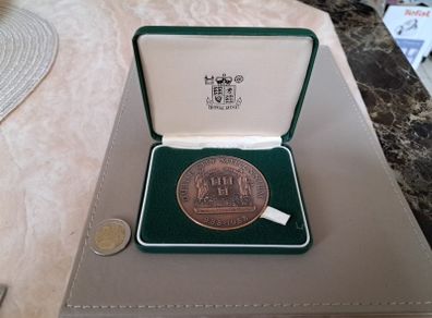 1988 commemorative bronze medal. Dublin city