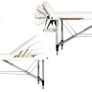 Portable Massage Bed Table - 3-Section Aluminum Foldable Beauty Couch for Reiki Therapy Treatment Salon Healing - Metal Headrest Support/with Carry Bag AVAILABLE IN WHITE/BLACK (FREE POSTAGE) Image 6