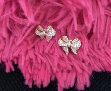 Bow Clip on Earrings