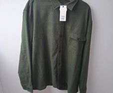 Brand New with tags Size 4XL Next Dark Green Single Pocket Shacket With Wool