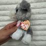Ty Beanie Boo Whiskers approx. 6 Plush Schnauzer Dog Please look at the pictures Image 5