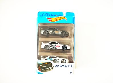 Hot Wheels Custom 3 pack, Nissan, Godzilla theme.