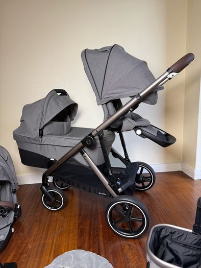 Cybex Gazelle S double pram twin buggy travel system