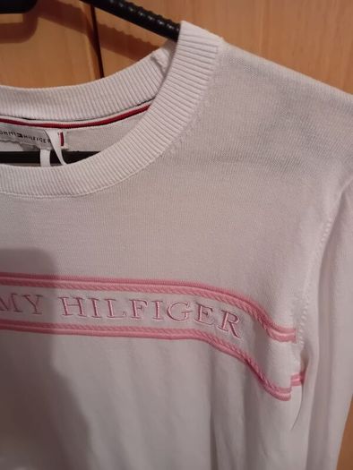 Tommy Hilfiger Cotton Knit Jumper - Size S UK 8 to 10 - BNWT RRP 130