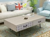 Coffee Table 100x60x35 cm Beige