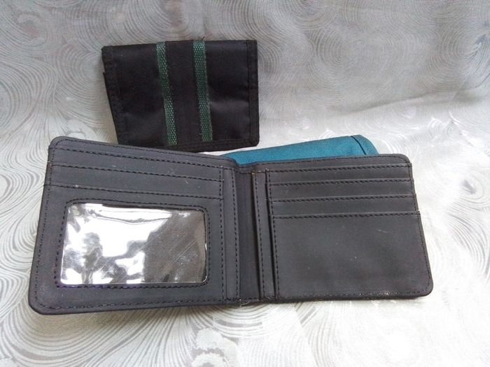 Three Canvass or Polyester Wallets