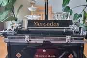 Vintage Typewriter Mercedes Model 8 Silent 38 ! From 1938 -