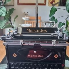Vintage Typewriter Mercedes Model 8 Silent 38 ! From 1938 -