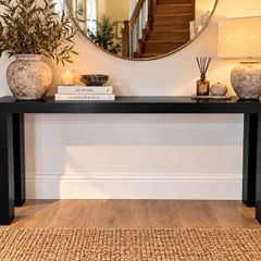 Black Console Table- Modern Elegant Contemporary Design