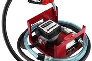 Self Priming Electric Oil Pump Transfer Fuel Oil Diesel 40l/m + Mechanical Meter