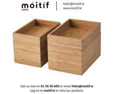 Four Piece Wooden Bathroom Storage