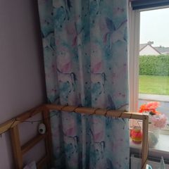 Kids unicorn black out curtains