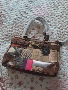 coach inspired bag, unwanted gift, used once