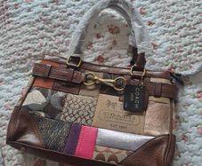 coach inspired bag, unwanted gift, used once