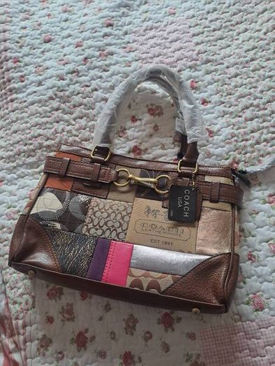 coach inspired bag, unwanted gift, used once