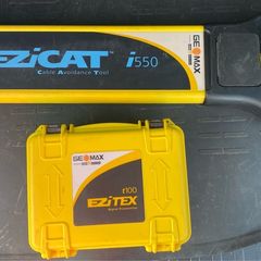 GeoMax EziCAT i550 Cable and Pipe Locator Plus Ezitex t100 Signal Transmitter
