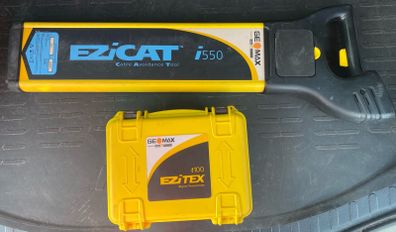 GeoMax EziCAT i550 Cable and Pipe Locator Plus Ezitex t100 Signal Transmitter