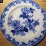 Rare Antique C1887 Wedgwood Flow Blue "Rose and Jessamine" Plate Image 2