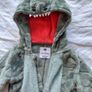 Crocodile fleece hooded onesie Image 3