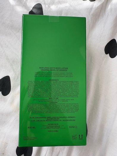 Keyth dropped Pearl of dragon perfumed body lotion 400ml