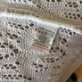Cardigan  - Size M (3/4 Length) White Image 5