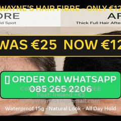 Hair fibre  concealer products