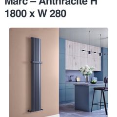 marc 1800 x 280 anthracite radiator