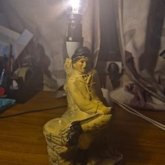 Unique Item. Rare Find. Vintage Charlie Chaplin Lamp