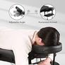 Massage Table 2 Section Aluminum Massage Bed, suitable for spa beauty tatoo physiotherapy Yoga Gym Parlor, adjustable height, width 60cm Black (FREE SHIPPING) Image 2