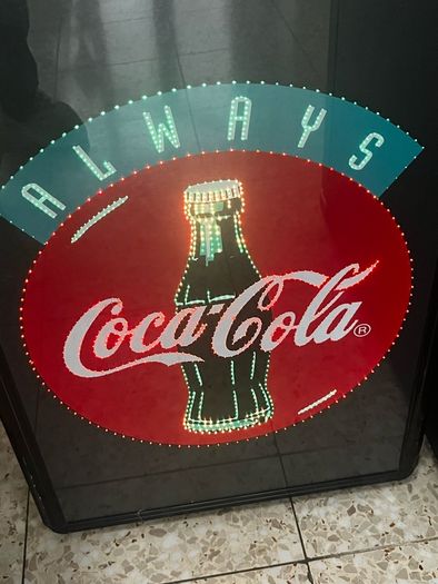 Coca Cola Fibre Optic Light Box