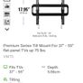 SANUS Premium Series Tilt Mount for 37" - 55" flat tv up to 75lbs Image 5