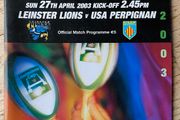 2003 Leinster v Perpignan - Heineken Cup Semi-Final Programme