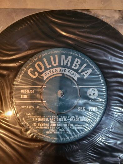 Angelic Voices 7 inch EP Columbia SEG 7705