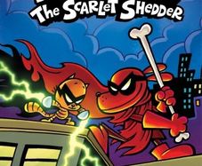 Childrens Books - Dog Man:  The Scarlet Shredder - Book 12 - Hardback