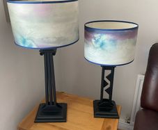 2 table lamps