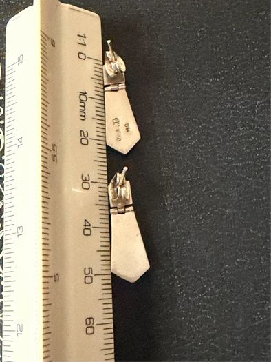 silver earrings