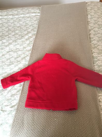 Cute Red Fleece with Cherry Mottiff 18 -24 months