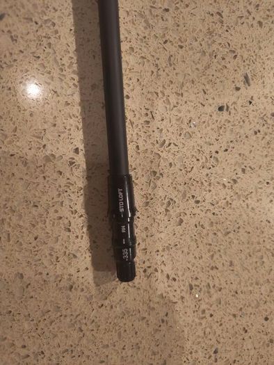 mitsubishi chemical reax 55g reg 3 wood shaft taylormade
