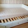 Ikea Hemnes bed, secound bed pulls out. Image 2