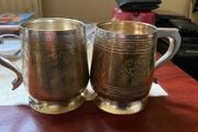 EPNS silver plated tankards